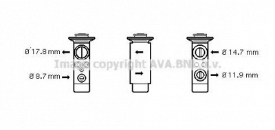 AVA QUALITY COOLING me1256 -  Расширительный клапан, кондиционер